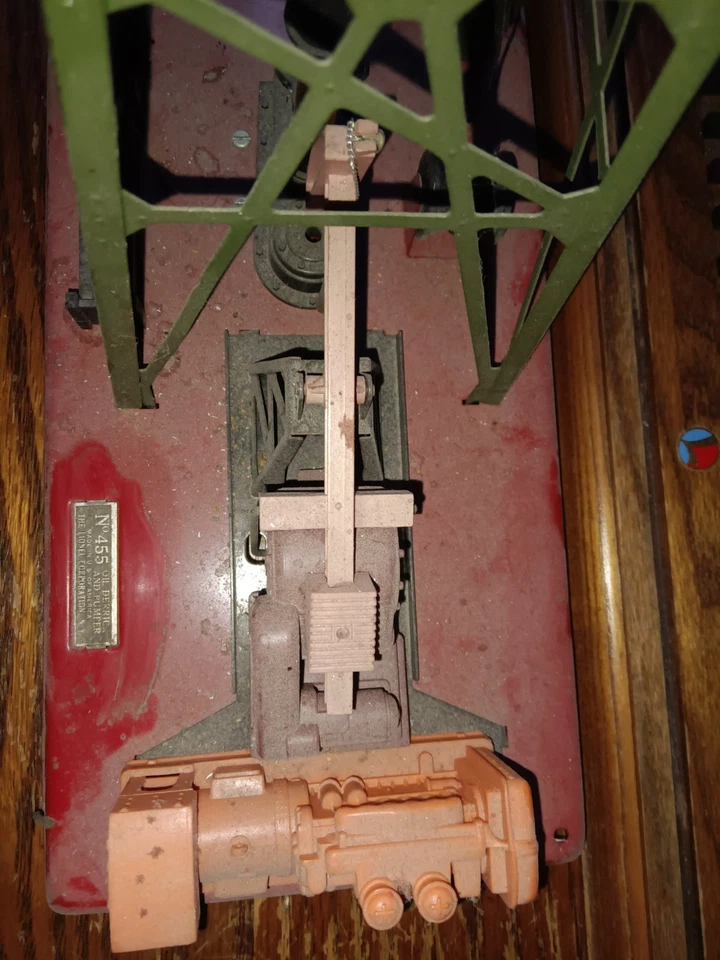 Lionel Nº 1950 Vintage Derrick y bomba de aceite 455 SIN PROBAR Foto 3 de 4