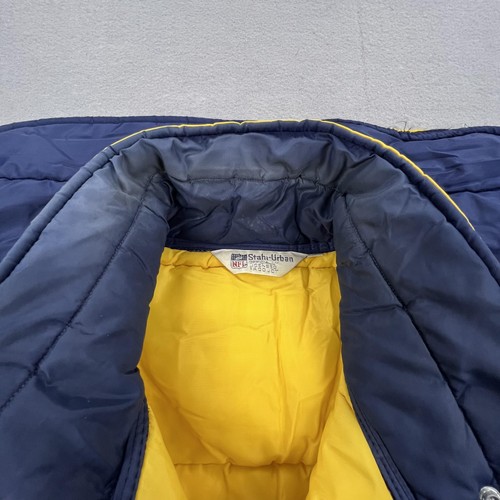 Vintage Los Angeles Rams Weste Herren Large blau gelb NFL Football Puffer 80er - Bild 13 von 15