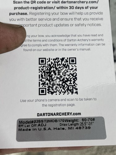 New Darton Sequel 33 ST2 Left Hand Mossy Oak Bottom Lands 60-70 Pounds - Bild 5 von 6