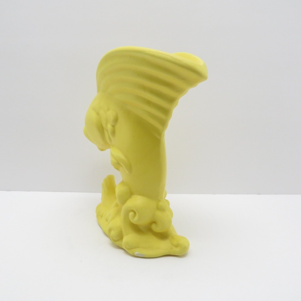 Vtg.Haeger Ceramic Yellow Flying Fish Vase MCM Art Pottery Vase Vtg ...
