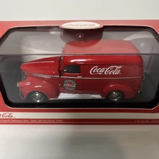 1945 PANEL DELIVERY VAN "COCA-COLA" RED 1/43 DIECAST MODEL 443045