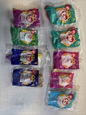 1999 McDonalds Happy Meal Toys Ty Teenie Beanie Babies lot of 10 NEW Sealed