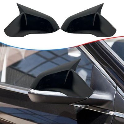 Side Mirror Cover, for Hyundai Sonata 2015-2019 Hyundai Sonata Bright Black
