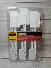 Vintage Rubbermaid Commercial Products 6-Piece Scraper Set - NEW OLD STOCK -2006