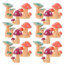 30 Miniatur-Pilzfiguren: Künstliche Pflanzen aus Kunstharz – Zubehör für