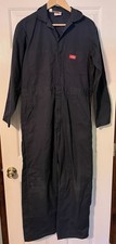 Men's Size 38 / 40 Reg Dickies Mechanic Utility Work Coverall Jumpsuit Navy Blue