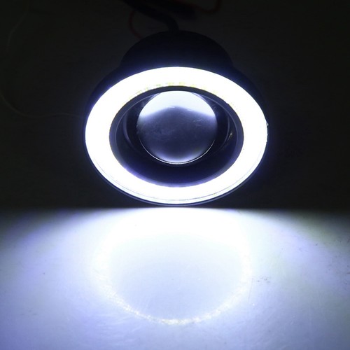 3in Universal 2pcs 10W LED COB Angel Eyes Daytime Running Light Car Vehicle - Picture 10 of 18