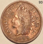 1899 Indian Head Penny Cent