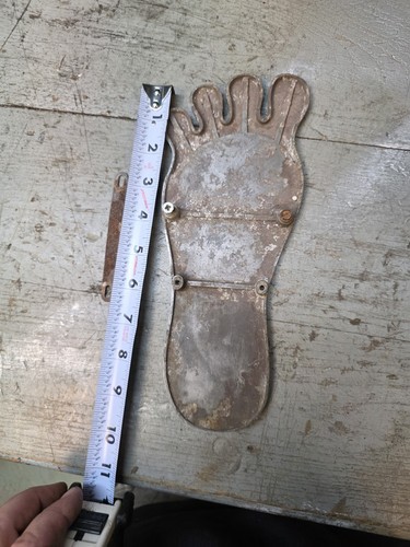 Vintage big foot chrome gas pedal cover. - Bild 10 von 16