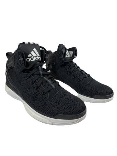 Zapatillas de baloncesto Adidas D Rose 6 Boost para hombre 2015 negras/blancas F37128 talla 12,5 nuevas con etiquetas - Imagen 10 de 21