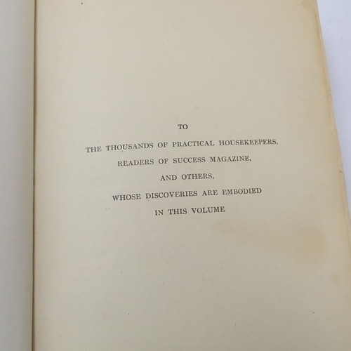 1908 Household Discoveries and Mrs. Curtis’s Cook Book Sidney Morse Hardcover - Picture 15 of 15