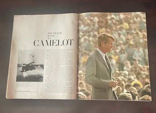 1968 LOOK Magazine RFK Robert F. Kennedy Commemorative Issue Collectible - Foto 8 di 12