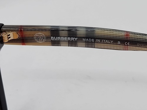 NEW Burberry Elsa Cat Eye Sunglasses B4346 53-17-140 Brown Lenses, Black Frame - Picture 7 of 11