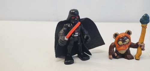 Hasbro Playskool Star Wars Galactic Heroes Lot Of 4 Darth Vader Maul Ewok - Picture 2 of 5