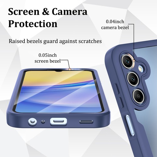Samsung Galaxy A15 5G 6,5 pollici custodia protettiva colorata 360 tutto incluso - Foto 36 di 61