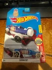 2017 Hot Wheels Holiday Racers Carbonator #53 Blue/Red Happy New Year