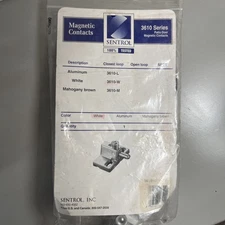 SENTROL 3610-W PATIO MAGNETIC CONTACTS WHITE WITH DOOR LOCKING DEVICE
