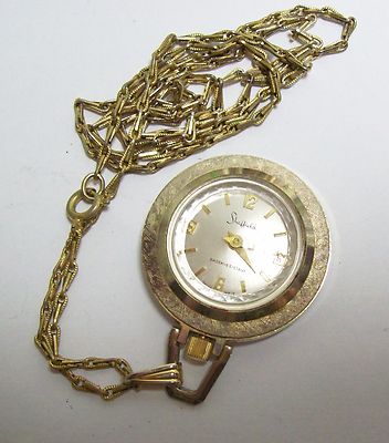 Vintage SHEFFIELD Necklace Watch | eBay