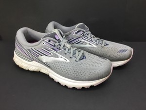 Brooks Adrenaline 19 Womens Silver Grey Running Casual Shoes