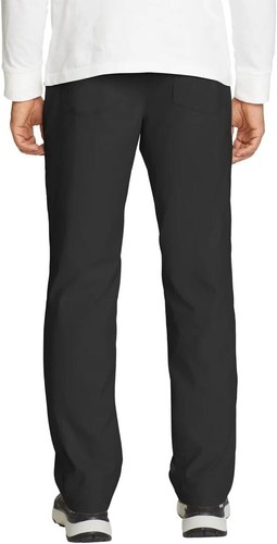 Pantalones Eddie Bauer Tech Rainier elásticos para hombre, negros, talla 32X29 - Imagen 2 de 4