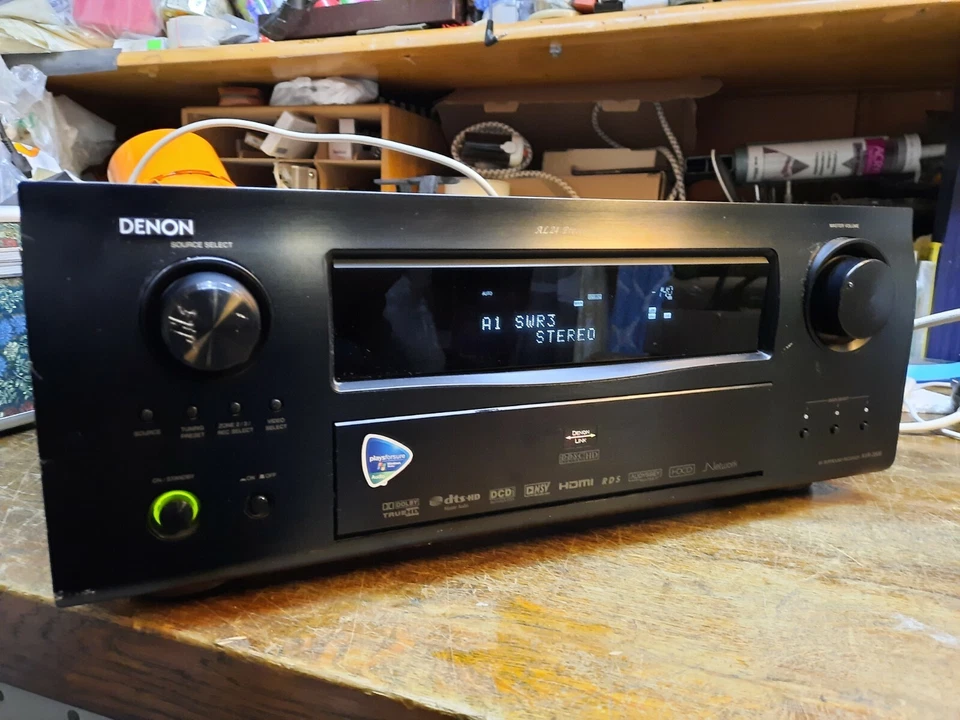 Guter Denon AVR-3808,7.1 High Definition A/V-Receiver,HDMI 1.3, 170 W, Schwarz  - Bild 4 von 4