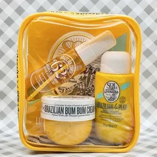 Sol de Janeiro Bum Bum Jet Set 62 3pc Cream Shower Gel Mist + Bag ••NEW••🎁