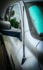 16" Antenna Mast Black Power Radio AM/FM for DODGE RAM 1500 2500 3500 1999-2008