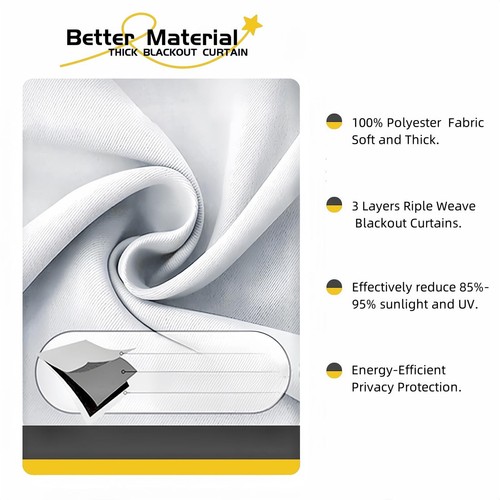 Tende Oscuranti Floreali 84 Pollici Lunghe Set 2 Pannelli 52x84,Retro Rustico Fiore C... - Foto 7 di 8