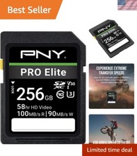Extreme Performance 256GB Class 10 U3 V30 SDXC Card - Uninterrupted 4K Recording