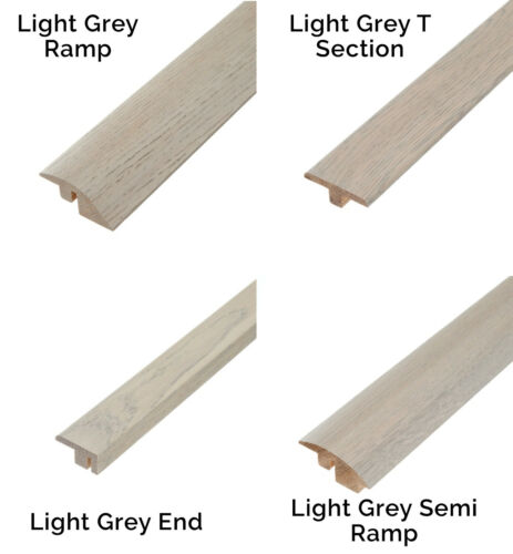 Solid Oak Threshold Door Bar Trims Strip for Wood Floors Ramp T Bars Ends & More - Picture 23 of 39