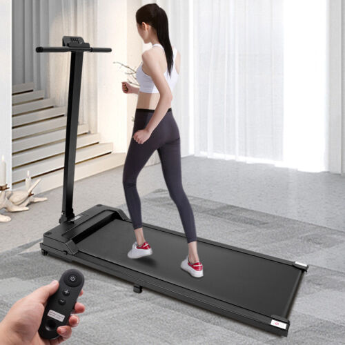 Tapis Roulant Elettrico 1-6 km/h Tapis Roulant Piatto Walking Pad Tapis Roulant 100 kg MAX. - Foto 2 di 18