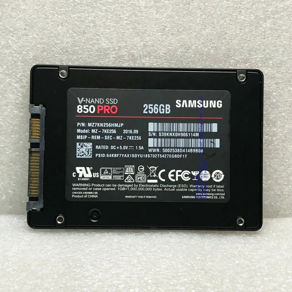 Samsung 850 Pro MZ-7KE256 256GB 2.5" Internal SATA III 6.0Gb/s SSD - Image 2 of 4