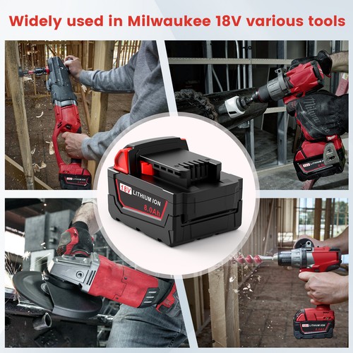 2PACK For Milwaukee For M18 Lithium 8.0AH Extended Capacity Battery 48-11-1860 - Picture 9 of 9