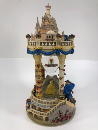 Disney Die Schöne und das Biest Sanduhr Schneekugel Lichter funktionieren mit Box lesen - Bild 2 von 20