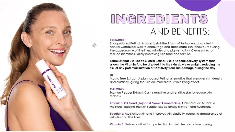 8 Artículos Esencia Tonificante Limpiador Mascarilla Retinol Booster ADN Apretado Firme Ojos Labio Foto 4 de 4