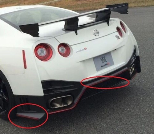 Genuine Nissan R35 GT-R Full Red Accent Stripe, Nismo Set Model 17+ - Picture 5 of 9
