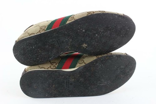 Gucci 1.5 US Kids Size Monogram GG Web Sneaker 322G1G - Picture 11 of 12