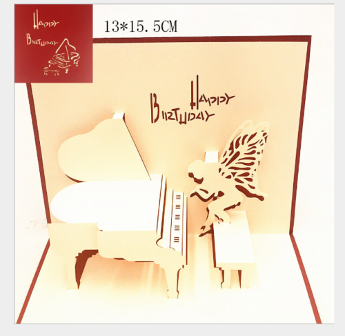 3D Pop up Greeting Happy Birthday Cards Anniversary Wedding Card Postcard Gift - Picture 2 of 38