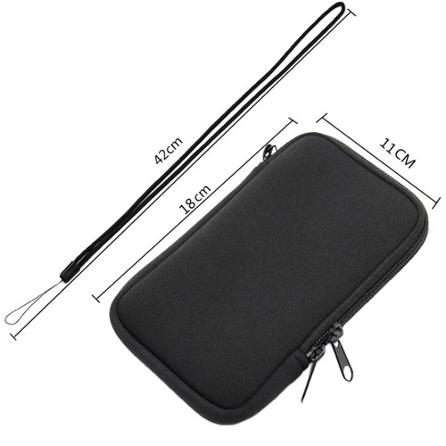 Neoprene Mobile Phone Bag Pouch Portable Small Storage Bag for Travel Digital - Photo 7/7