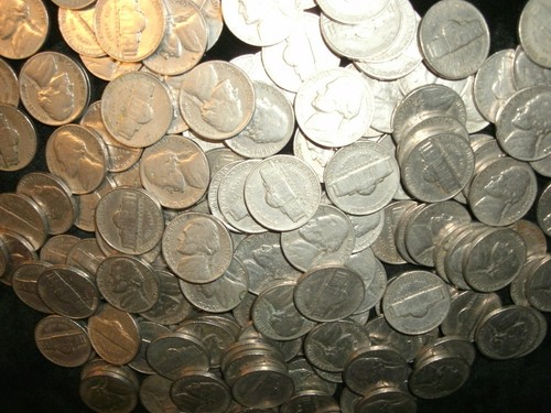 1940 P D Jefferson Nickel Lot--440 circulated coins--FREE SHIPPING - Picture 4 of 4