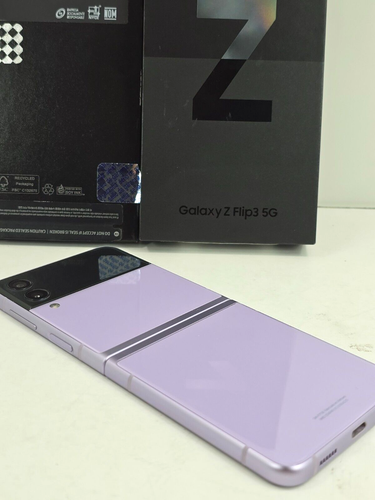 Samsung Galaxy Z Flip3 5G SM-F711B 8GB RAM/256GB SIM+eSIM Lavender - Picture 3 of 19