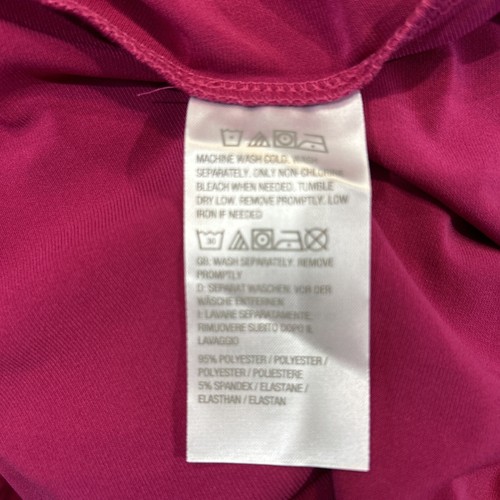 Susan Graver 1XL Petite Modern Essential Liquid Knit Tunic Blouse Raspberry Pink - Picture 9 of 9