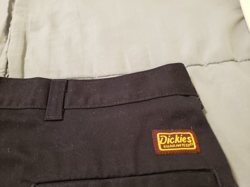 Vintage Dickies Shorts Mens 44 Navy Blue 100% Cotton Pleated Chino Workwear NWT! - Picture 7 of 9