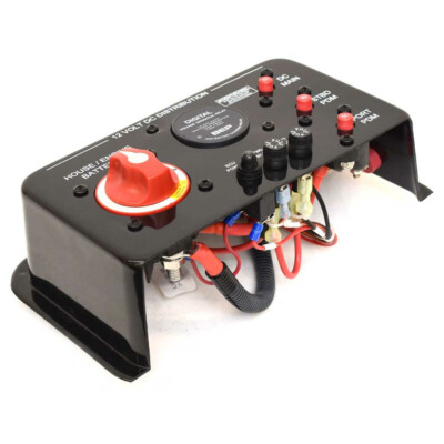 MasterCraft Boat Battery Switch Panel 501214B | XT22 / XT23 Black