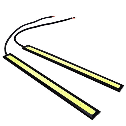 10 piezas/juego de tiras de luz LED para automóvil COB luz de circulación diurna DC10V-12V luz antiniebla blanca - Imagen 4 de 11