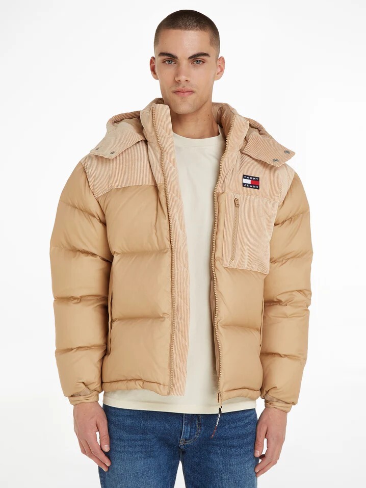 TOMMY JEANS THE ALASKA PUFFER S ピンク