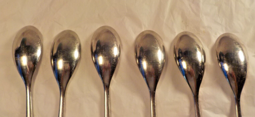 WMF CROMARGAN - 6 piezas - ¿Patrón largo de "cucharas de té heladas"??? Acero inoxidable - 9"-CHINA - Imagen 10 de 15