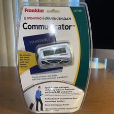 Franklin Speaking Spanish-English Communicator CST-180 Compact Translator  NEW
