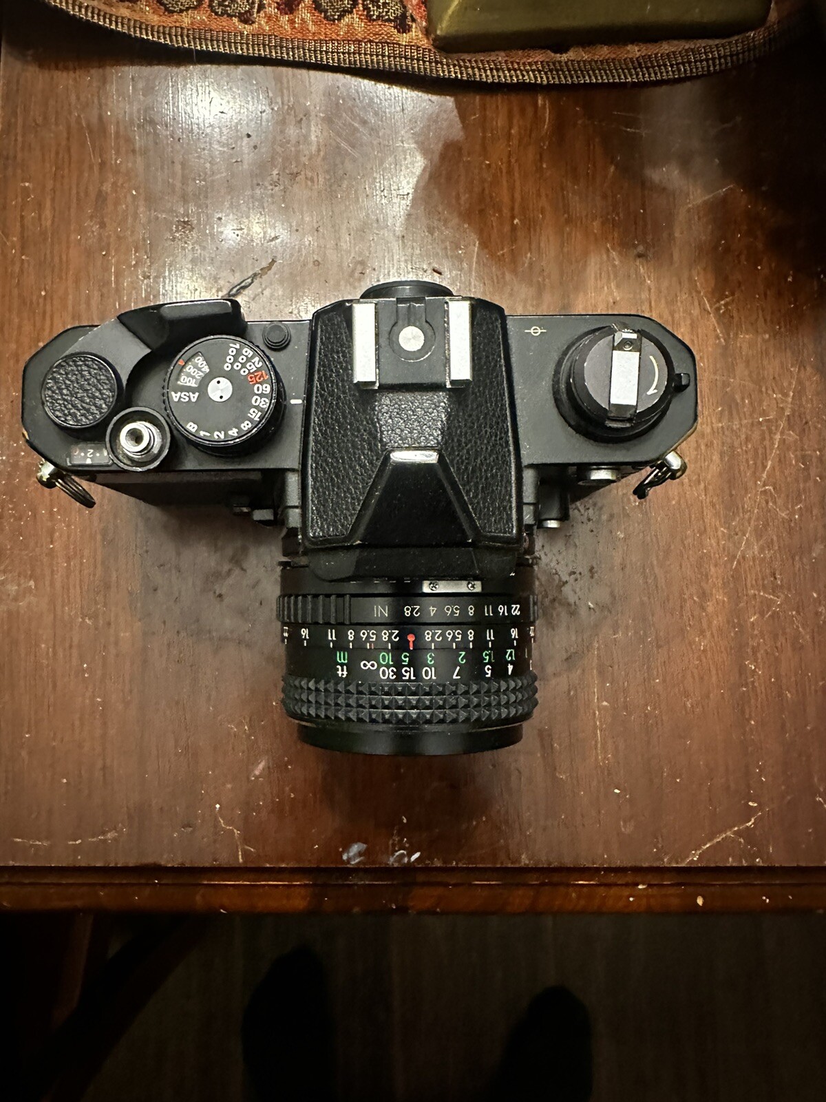 Nikon FM 35mm SLR Film Camera with Lens (works Great, Light Meter Needs