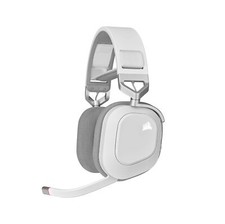 CORSAIR HS80 RGB WIRELESS Multiplatform Gaming Headset - Dolby Atmos - Lightw...